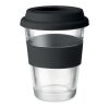 Glass tumbler 350 ml black | No Branding | not available | not available
