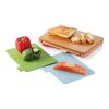 Cutting board with 4pcs hygienic boards brown | No Branding | not available | not available