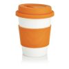PLA coffee cup orange-white | No Branding | not available | not available