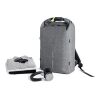 Urban anti-theft cut-proof backpack grey-black | No Branding | not available | not available