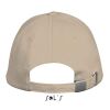 Long Beach five panel cap Beige | M