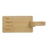 Bamboo luggage tag Shawn brown | No Branding | not available | not available