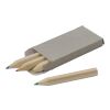 Wooden mini pencil set Kai brown | No Branding | not available | not available