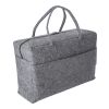 RPET felt duffle bag Savannah dark grey | No Branding | not available | not available