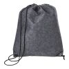 RPET felt drawstring backpack Maya grey | No Branding | not available | not available