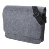 RPET felt laptop bag Layla dark grey | No Branding | not available | not available
