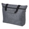 RPET felt document bag Scarlett dark grey | No Branding | not available | not available