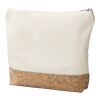Cotton (220 gr/m2) cosmetic bag Teagan khaki | No Branding | not available | not available