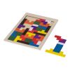 Wooden jigsaw game Skyla brown | No Branding | not available | not available