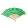 Bamboo hand held fan Elio yellow | No Branding | not available | not available