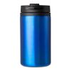 Stainless steel double walled cup Gisela cobalt blue | No Branding | not available | not available