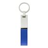 Steel and PU key holder Keon cobalt blue | No Branding | not available | not available