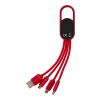 4-in-1 Charging cable set Idris red | No Branding | not available | not available