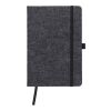 RPET felt notebook Harper dark grey | No Branding | not available | not available