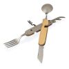 Bamboo multifunctional cutlery set Ainsley brown | No Branding | not available | not available