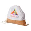 RPET and cork drawstring backpack Elodie white | No Branding | not available | not available