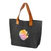 RPET felt shopping bag Hunter light grey | No Branding | not available | not available