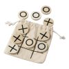 Natural wooden tic-tac-toe game Waltraud khaki | No Branding | not available | not available