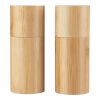 Bamboo spice mill set Christine brown | No Branding | not available | not available