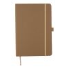 Recycled biowaste and carton notebook A5 Gertrud brown | No Branding | not available | not available