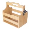 Bamboo bottle holder Hans brown | No Branding | not available | not available