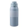 Stainless steel dubble-walled drinking bottle 800 ml Katie blue | No Branding | not available | not available