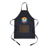 Canvas apron (450 gsm) Maria blue | No Branding | not available | not available