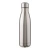 Recycled stainless steel single-walled flask 650 ml Cliff silver | No Branding | not available | not available