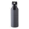 Stainless steel double-walled drinking bottle 500 ml Elaine grey