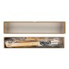 Stainless steel barbecue set Kaitlyn brown