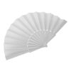 Fabric hand held fan Kasimira white | No Branding | not available | not available