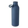 Recycled stainless steel double-walled drinking bottle (500 ml) Sena white | No Branding | not available | not available