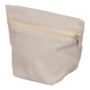 Corduroy zippered cosmetic pouch Tia grey | No Branding