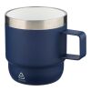 Recycled stainless steel double-walled cup (180 ml) Lilia blue | No Branding