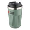 Recycled stainless steel travel mug (400 ml) Chiara grey | No Branding