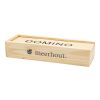 Wooden box with domino game Enid brown | No Branding | not available | not available