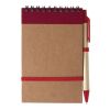 Cardboard notebook Emory red | No Branding | not available | not available