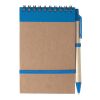 Cardboard notebook Emory light blue | No Branding | not available | not available