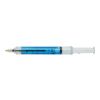 Recycled ABS syringe shaped ballpen Dr. David light blue | No Branding | not available | not available