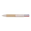 Recycled carton four-color ballpen Deborah black | No Branding | not available | not available