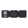Wireless charger Trigo | Recycled | 3-in-1 black