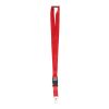 Polyester (300D) lanyard and key holder Bobbi cobalt blue