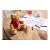 Plush teddy bear Monty red