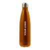 Stainless steel double walled flask Lombok orange