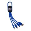 4-in-1 Charging cable set Idris blue