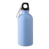 Recycled stainless steel single walled bottle (400 ml) Sable silver