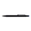 Recycled aluminium rubberized ballpen Formentera white