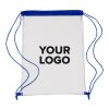PVC drawstring backpack Kiki cobalt blue