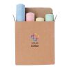 Cardboard box with chalk Orville brown