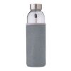 Glass bottle (500 ml) with neoprene sleeve Nika orange